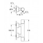 Термостат Grohe Grohtherm 3000 Cosmopolitan для душа 34274000