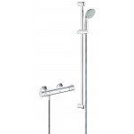 Термостат Grohe Grohtherm 800 для душа с душевым гарнитуром New Tempesta II, душевая штанга 900 мм, хром 34566001