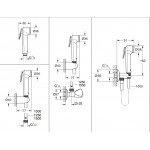 Гигиеническая лейка Grohe Tempesta-F Trigger Spray 30, белая луна 28020L01