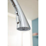 Смеситель Grohe Zedra New с выдвижной лейкой, хром 32294002