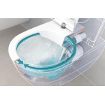 Унитаз подвесной Gustavsberg Hygienic Flush WWS безободковый с сиденьем микролифт 5G84HR01