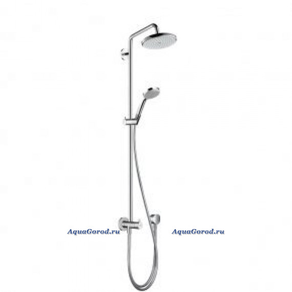 Душевая стойка Hansgrohe Croma 220 Showerpipe Reno с переключателем 27224000