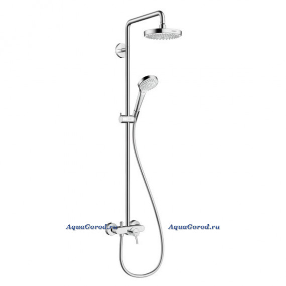 Душевая система Hansgrohe Croma Select S 180 2jet Showerpipe со смесителем 27255400