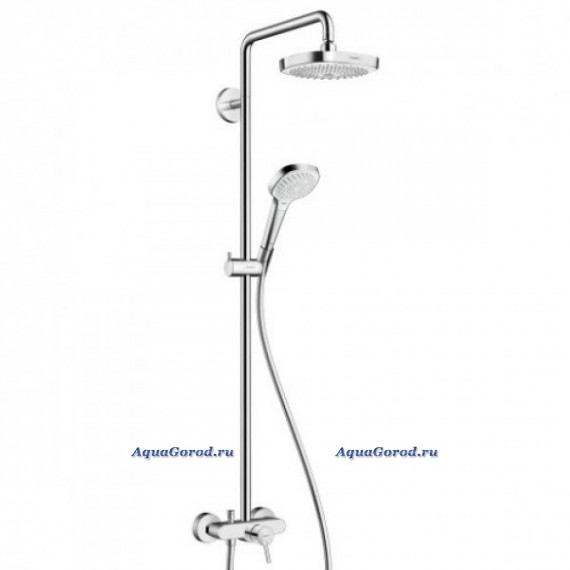 Душевая система Hansgrohe Croma Select E 180 2jet Showerpipe со смесителем 27258400