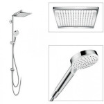 Душевая система Hansgrohe Crometta E 240 1jet Showerpipe 27284000