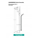 Штанга для душа Hansgrohe Unica Crometta 65 см 27615000