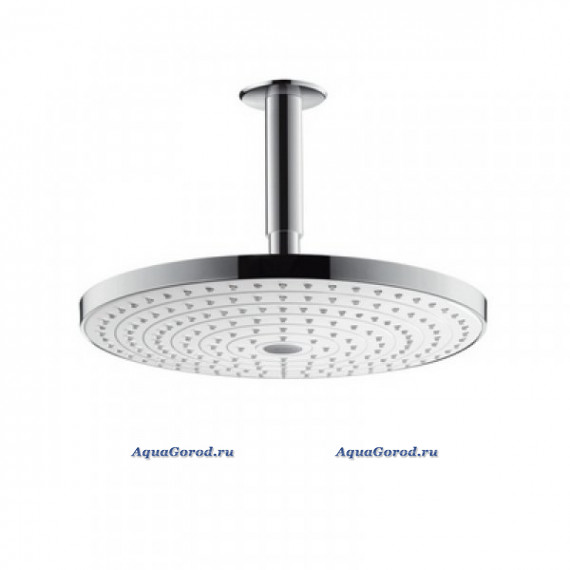 Верхний душ Hansgrohe Raindance Select S300 2jet в потолок белый и хром 27337400
