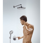 Верхний душ Hansgrohe Raindance Select S300 2jet белый и хром, из стены 27378400