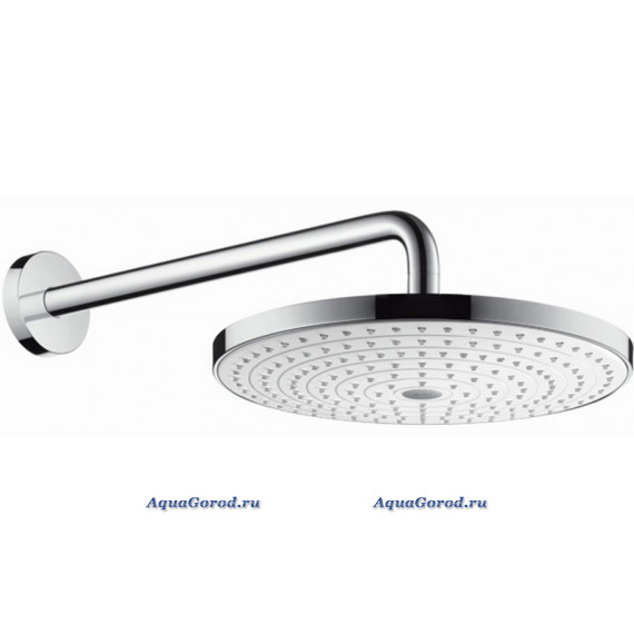 Верхний душ Hansgrohe Raindance Select S300 2jet белый и хром, из стены 27378400