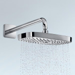 Верхний душ Hansgrohe Raindance Select E300 2jet белый и хром из стены 27385400