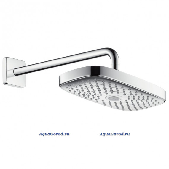 Верхний душ Hansgrohe Raindance Select E300 2jet хром из стены 27385000