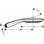 Ручной душ Hansgrohe Raindance Select Е 150 3jet белый и хром 26550400