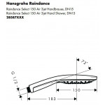 Ручной душ Hansgrohe Raindance Select 150 Air 3jet 28587000