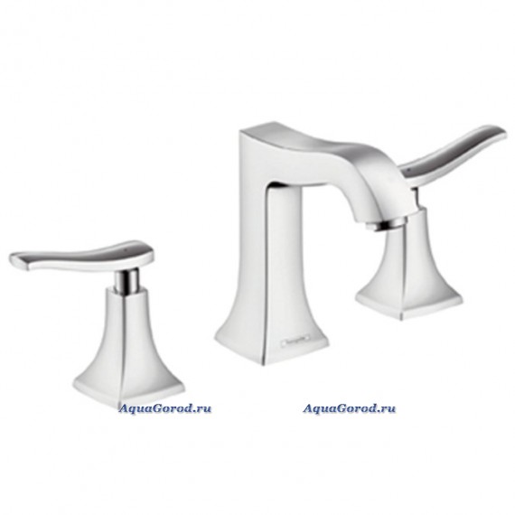 Смеситель Hansgrohe Metris Classic для раковины на 3 отверстия 31073000