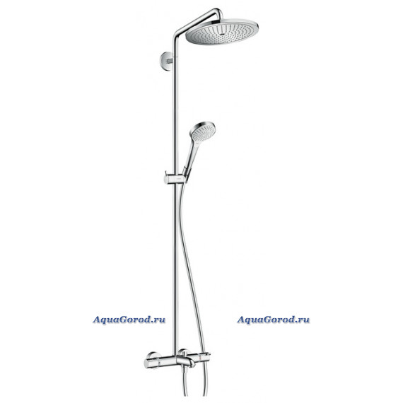 Душевая система Hansgrohe Croma Select Showerpipe 280 1jet с термостатом для ванны 26792000