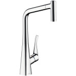 Смеситель Hansgrohe Metris для кухни с выдвижным изливом хром 14820000