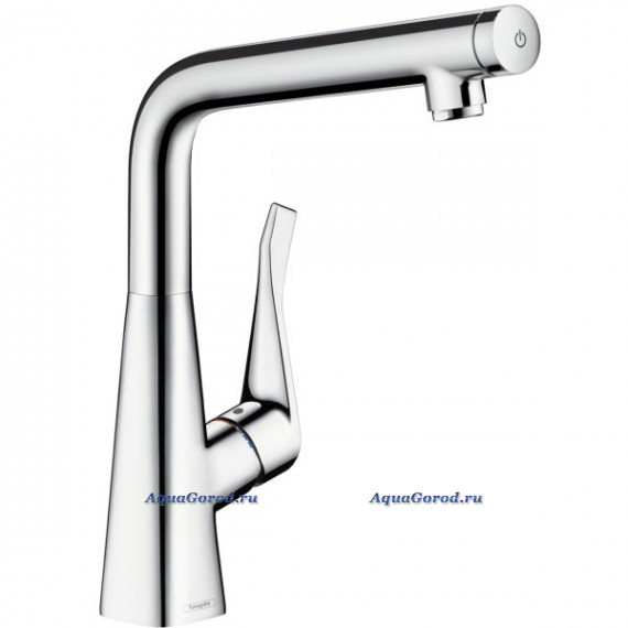 Смеситель Hansgrohe Metris Select для кухни с кнопкой хром 14883000