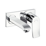 Смеситель Hansgrohe Metris для раковины внешняя часть излив 165 мм 31085000