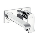 Смеситель Hansgrohe Metris для раковины внешняя часть излив 225 мм 31086000