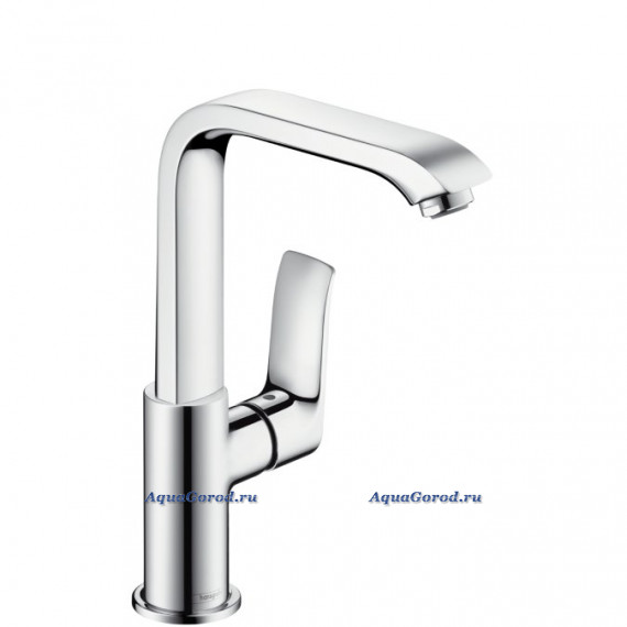 Смеситель Hansgrohe Metris для раковины поворотный излив 31087000