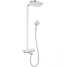 Душевая система Hansgrohe Raindance Select Showerpipe 360 с термостатом белый и хром 27113400