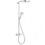 Душевая система Hansgrohe Raindance Select Showerpipe S 240 2jet белый и хром 27129400