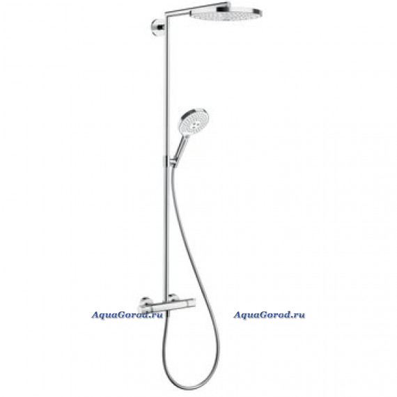 Душевая система Hansgrohe Raindance Select Showerpipe S 240 2jet белый и хром 27129400