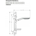 Душевой гарнитур Hansgrohe Raindance Select 150 3jet 90см хром 27803000