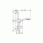 Душевой гарнитур Hansgrohe Raindance E 100 AIR 3jet 65см 27883000