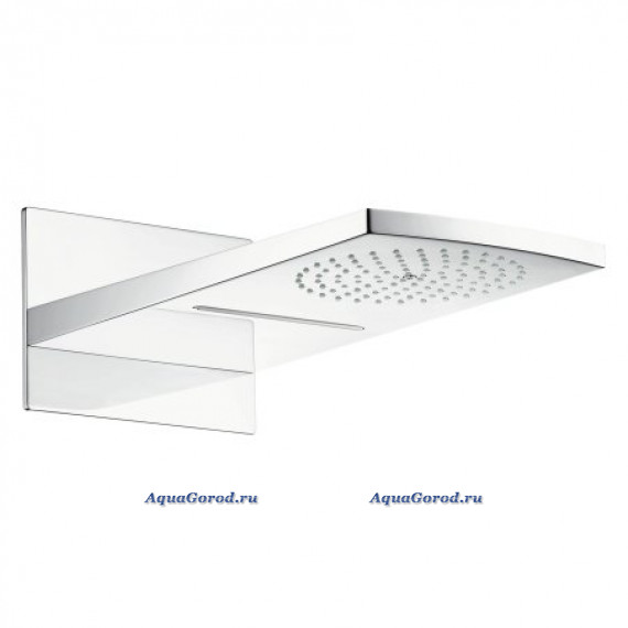 Верхний душ Hansgrohe Raindance Rainfall Overhead Shower 2jet белый и хром из стены 28433400