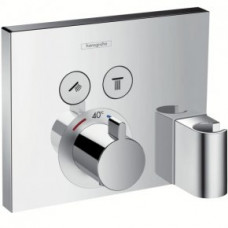 Термостат Hansgrohe Select для душа на 2 потребителя со шланговым подсоединением внешняя часть 15765000