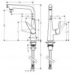 Смеситель Hansgrohe Talis Select S для кухни хром 72820000