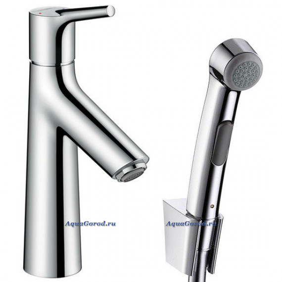 Смеситель Hansgrohe Talis S для раковины 110 мм с гигиеническим душем 72290000