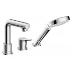 Смеситель Hansgrohe Talis S на борт ванны на 3 отверстия 72417000