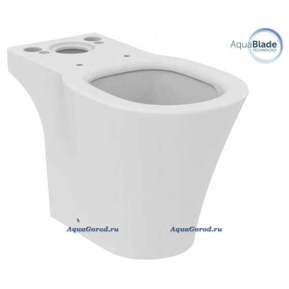 Унитаз Ideal Standard Connect Air Aquablade, напольная чаша унитаза для монтажа с бачком, безободковый E009701