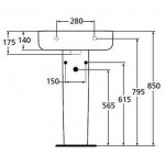 Пьедестал Ideal Standard Connect E797301