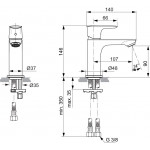 Смеситель Ideal Standard Connect Air для раковины A7010AA