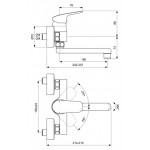 Смеситель Ideal Standard Ceraflex для раковины хром B1717AA