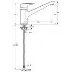 Смеситель Ideal Standard Connect для кухонной мойки B9931AA