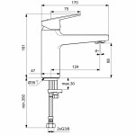 Смеситель для раковины Ideal Standard CERAPLAN BD222AA