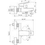 Смеситель Ideal Standard CERAPLAN BD256AA для ванны с душем