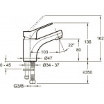 Смеситель Jacob Delafon Brive E75762-4-CP для раковины