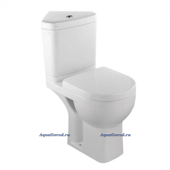 Унитаз-компакт угловой Jacob Delafon Odeon Up c сиденьем микролифт 18557К-00/E4741-00/E70011-00