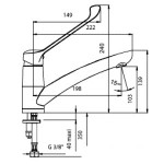 Смеситель Jacob Delafon Easy для раковины E12873-CP