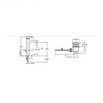 Смеситель Jacob Delafon Strayt для раковины с высоким изливом и донным клапаном E37329-CP