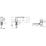 Смеситель Jacob Delafon Composed для раковины с донным клапаном E73050-CP