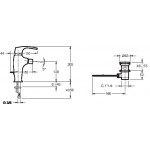 Смеситель Jacob Delafon Symbol для биде E73680-CP