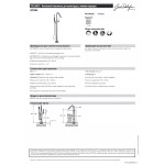 Смеситель Jacob Delafon Stillness для ванны с душем напольный E97344-CP