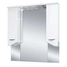 Зеркало-шкаф Misty Дрея 105 см белый