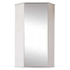 Шкаф подвесной Misty Лилия 34 см угловой с зеркалом белый